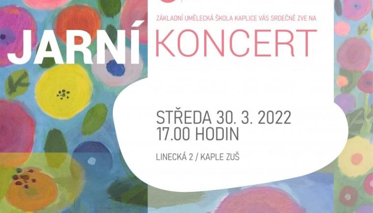 ZUŠ Kaplice zve na Jarní koncert