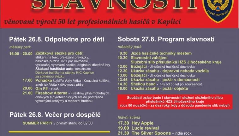 Kaplické slavnosti 2022