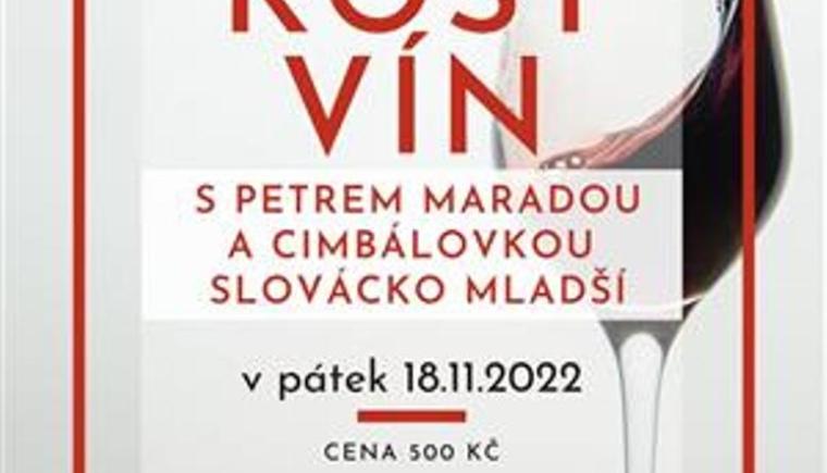 KOŠT VÍN S PETREM MARADOU A CIMBÁLOVKOU SLOVÁCKO MLADŠÍ