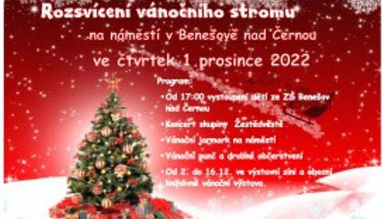 Rozsvícení vánočního stromu