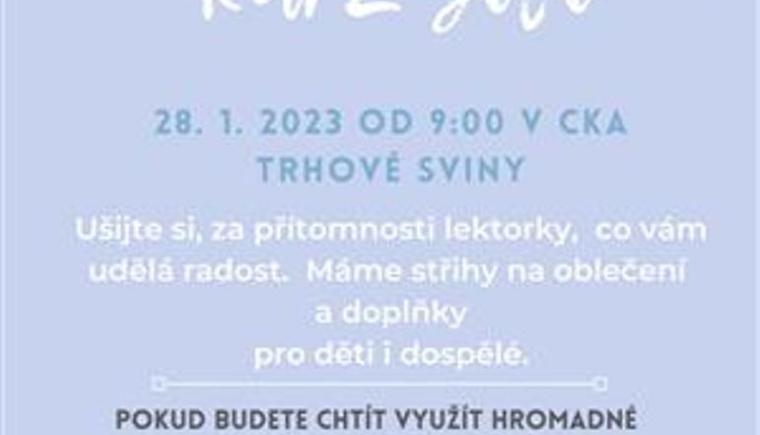 CELODENNÍ KURZ ŠITÍ