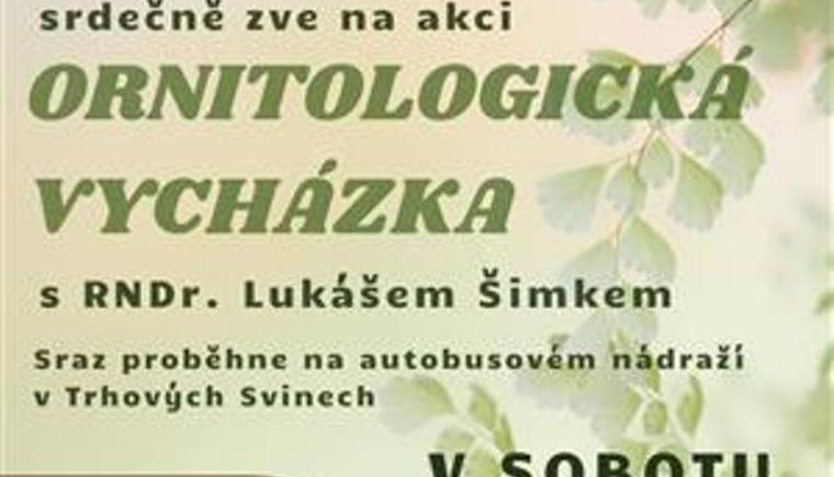ORNITOLOGICKÁ VYCHÁZKA