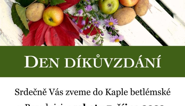 DEN DÍKŮVZDÁNÍ