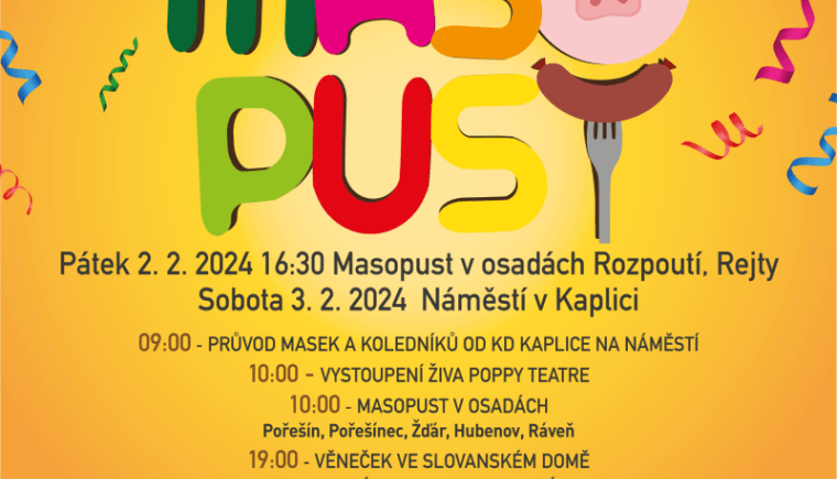 Masopust 2024