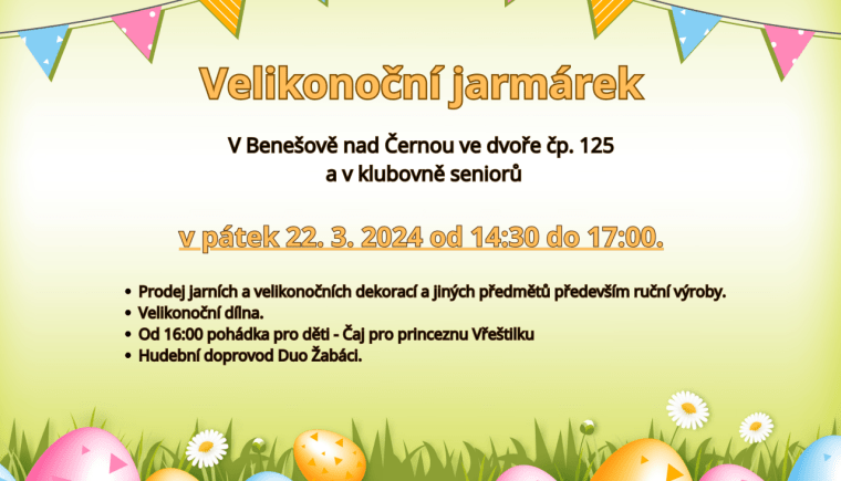 Velikonoční jarmárek