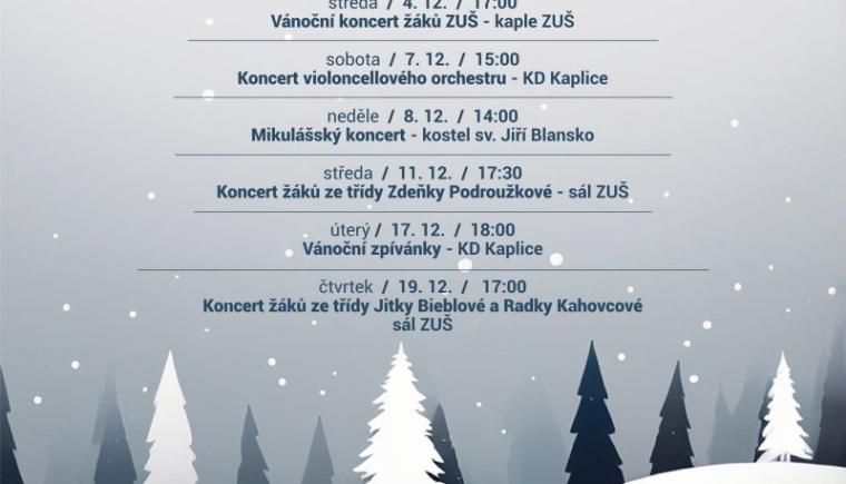 Advent ZUŠ Kaplice