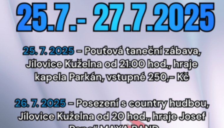 Pouť v Jílovicích