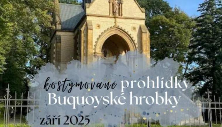 Speciální zářijové prohlídky Buquoyské hrobky
