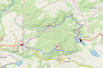Mapa trasy 