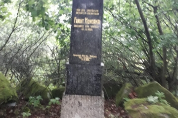 F.Hovorka - pomník na místě zastřelení