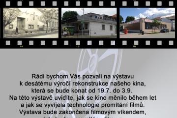 Výstava k desátému výročí rekonstrukce kina Kaplice